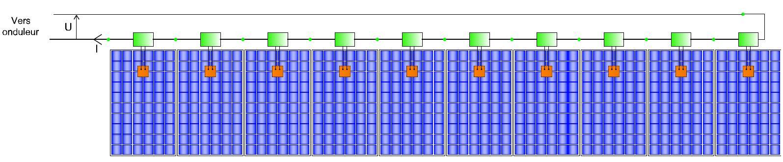 Câblage des boitiers électroniques > 1 tracker par module Câblage des boitiers électroniques > 1 tracker par module